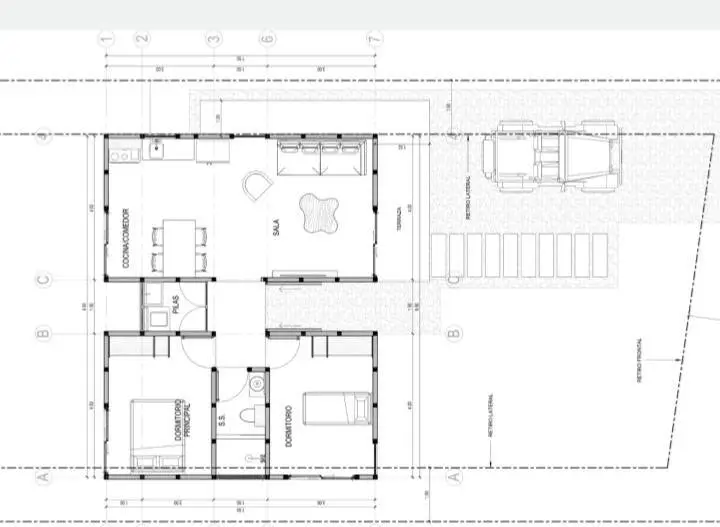 Planos constructivos de una vivienda